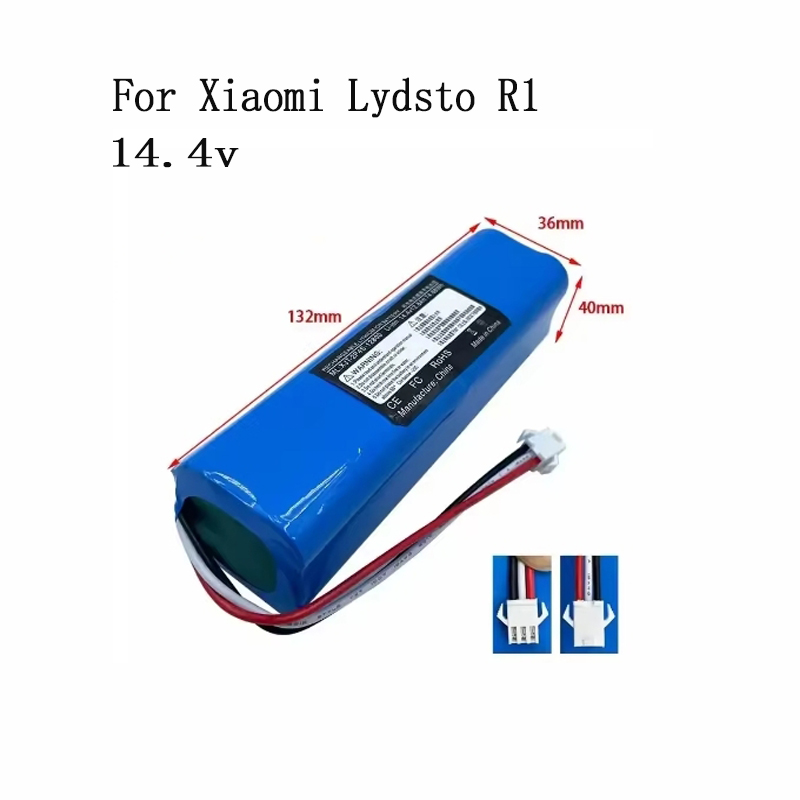 60V 50Ah Electric Scooter Battery - 6800mAh/9800mAh/12800mAh per XiaoMi Lydsto R1 Viomi
