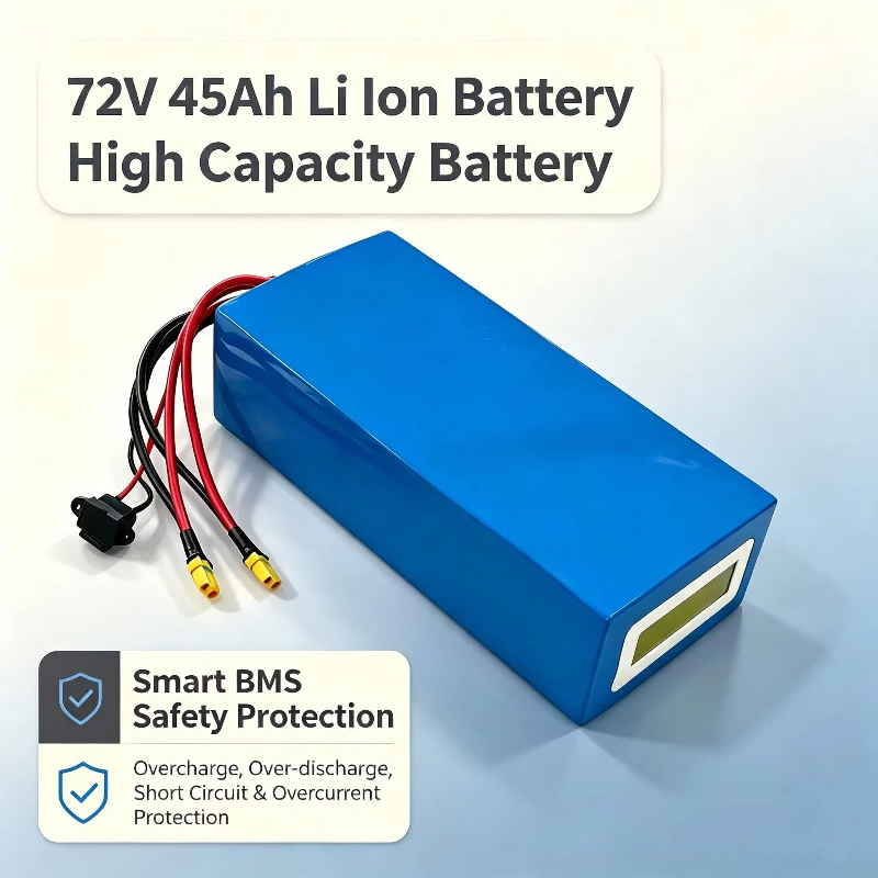 72V 40Ah Lifepo4 Battery Pack - Batteria al Litio a Forma di