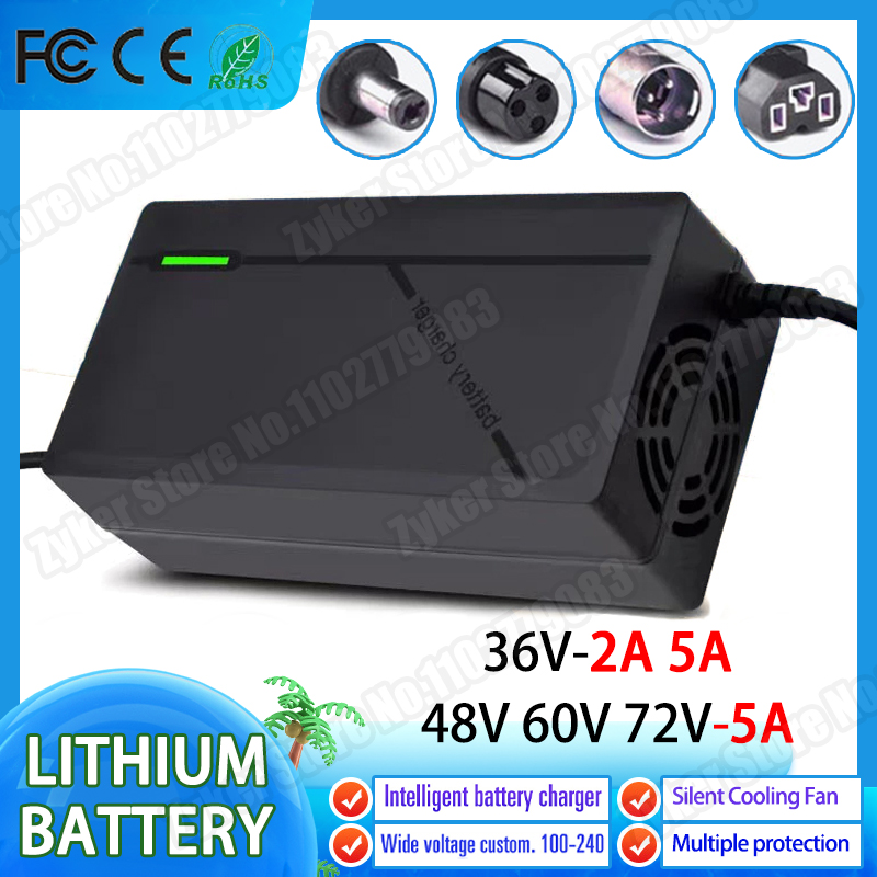 Caricatore 36V 48V 60V 72V 2A  - 84V 20A Smart Charger recensione e prezzo