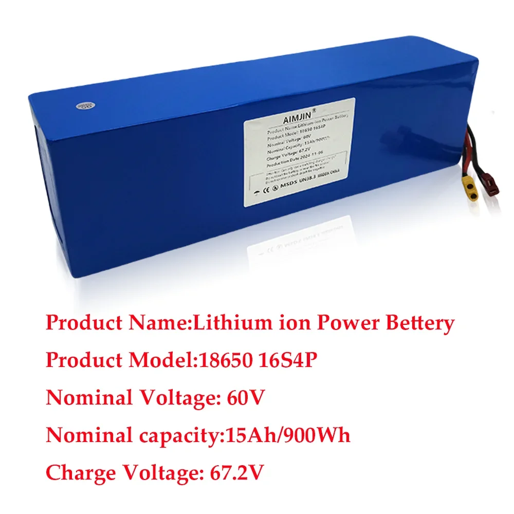 Batteria al litio ad alta pote - 60V 50Ah Electric Scooter Battery recensione e prezzo